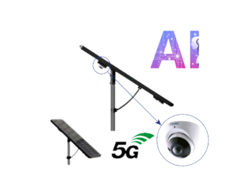 GV-SLR180-V2 Sistema di Videosorveglianza AI Solare 4G/5G Wi-Fi